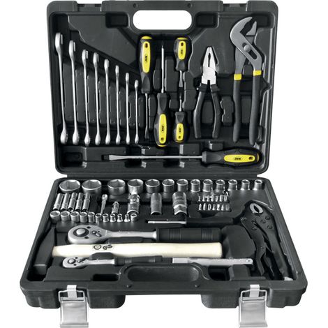 JBM 51818 Valigetta portautensili con assortimento 72 Pz.
