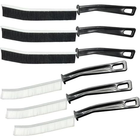 Brosse à Coulis - 6 Pièces - Nettoyage Multifonctionnel - Blanc - Garantie 2 ans (1/4)