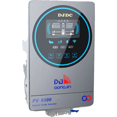Onduleur hybride solaire, appareil intelligent, compatibilité de batterie polyvalente, 4500w-24v-maintenantpasdewifi, 220-240V, 24V (1/5)