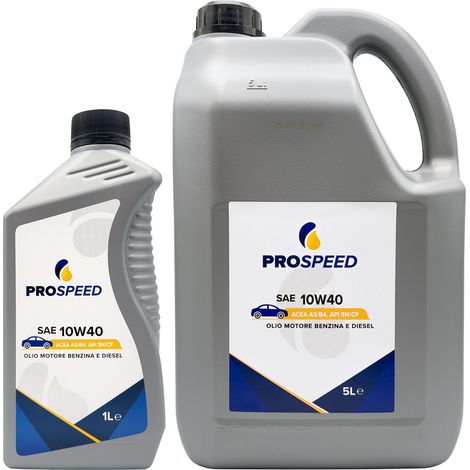 OLIO MOTORE PER AUTOVETTURE SAE 10W40 - lt. 1- 12 pezzi - PROSPEED