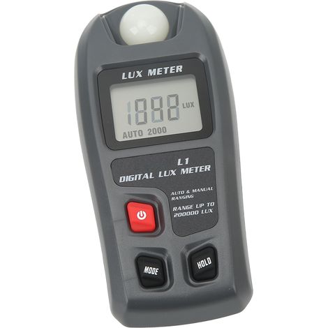 Digitales Lichtmessgerät, Beleuchtungsstärkemesser, Luxmeter, Illuminationometer, automatische Abschaltung, LCD-Display (1/5)