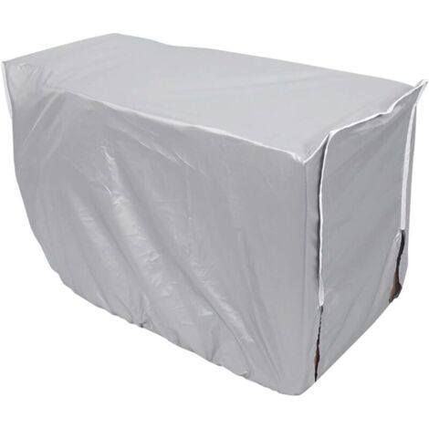 Housse de Climatiseur(94 40 73cm), Housse pour Climatiseur Extérieur Anti-poussière Anti-Snow Imperméable à l'eau Couverture de Climatiseur Extéri