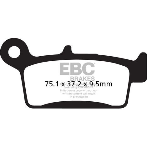 Pastiglie freno EBC SFA233