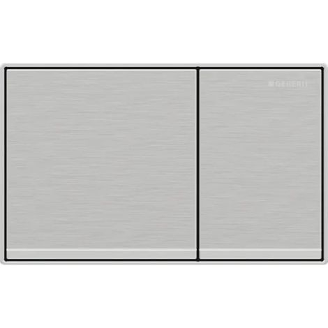 Placca Geberit Omega60 Square Cromo Spazzolato / Cromato Lucido  115.081.GH.1 Cromato Lucido