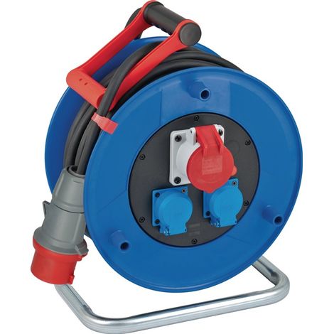 Brennenstuhl 1237990 Kabeltrommel 20 m Schwarz CEE-Stecker 16 A 5polig