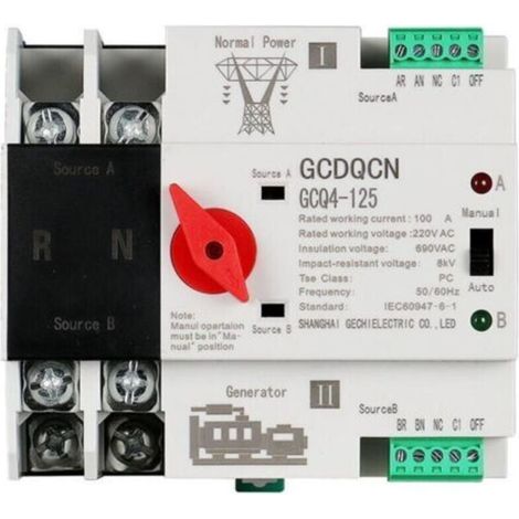 2P100A Dual Power Automatic Transfer Switch (1/4)
