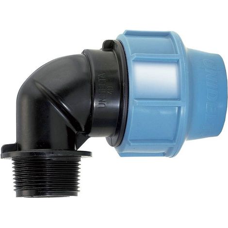 GOMITO A 90° CON DERIVAZIONE MASCHIO Ø 50 x 1-1/2