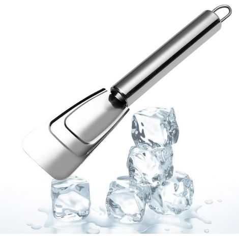 Grattoir à glace - Acier inoxydable - Nettoyage facile - Ergonomique - Durable