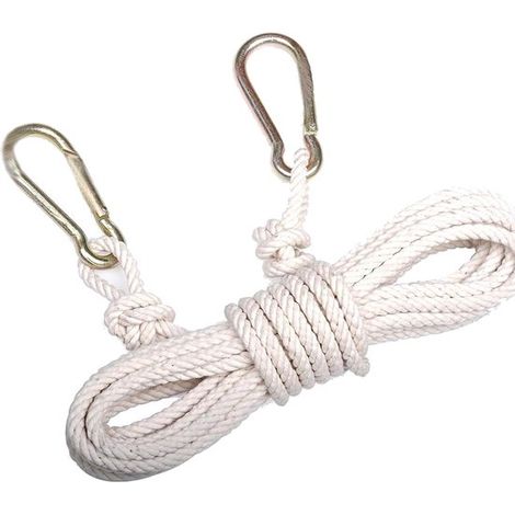 Tendedero - Tendedero para exteriores - Ideal para viajes y uso doméstico - Ajustable y resistente al viento - 10 metros - Blanco (1/5)