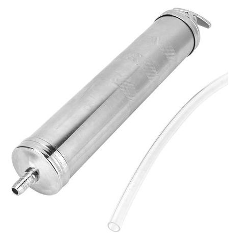 Pistolet aspiration huile 500cc – seringue main – alliage aluminium / acier carbone – transfert vide huile – professionnel (1/5)