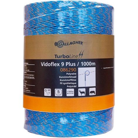 Filo Vidoflex TurboLine Plus 9 blu 1000m per animali selvatici
