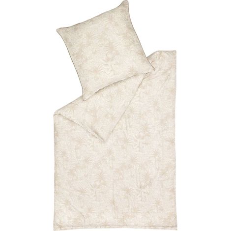 SPORTALM KITZBÜHEL Biancheria da letto in raso PALMS - 1 pezzo 135x200 cm, beige