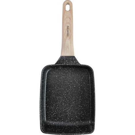 Sartén profunda rectangular marmolada tradicional 18x14cm NEGRO KLAUSBERG KB-7813 (1/5)
