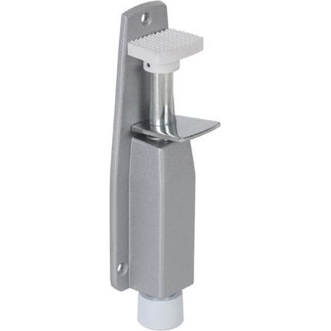 Arrêt bas de porte amovilble avec patin en caoutchouc – Dimensions 172x48x43mm – Pour surfaces dures – Blocage efficace
