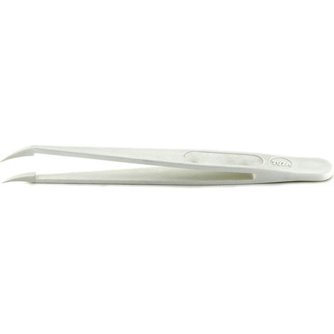 Brucelles RS PRO 707A.DG pointe Incurvé, fin en Plastique Delrin, L. 115 ( Prix pour 1 )