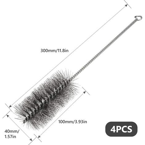 Stove Pipe Brush Ø 40 mm Chimney Brush, Chimney Cleaner Cleaning Brushes Chimney Cleaning Brush Chimney Cleaning Kit for Difficult Corners (1/3)
