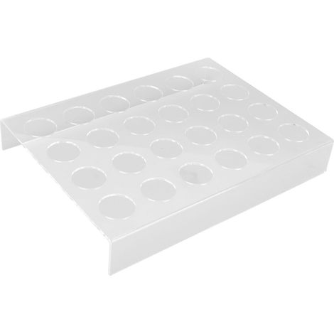Verschiebbarer Kaffeekapselhalter, Aufbewahrungsschale für 24 Kapseln, transparenter U-förmiger Kaffeekapselhalter aus Acryl für die Küchenarbeitsplatte (1/5)