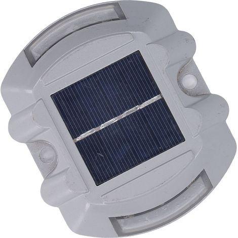 Solarbetriebene Terrassenleuchte, wasserdicht, rot reflektierendes Blinklicht, 2er-Set, für drinnen und draußen, Dekoration und Sicherheit. (1/5)