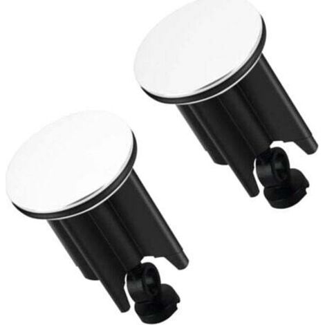 Tappo universale per lavabo da bagno in 2 pezzi da 40 mm, tappo regolabile in altezza per scarico di lavabo e bidet
