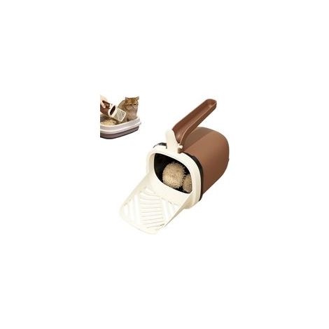 Cat Litter Scoop, Large Capacity Scooper, Waste Scoop Holder, Portable Cat Shovel with Huge Capacities and Efficient Cleaning for Easy Sifting, Making Cleanup Quicker, 1 pièce (1/5)
