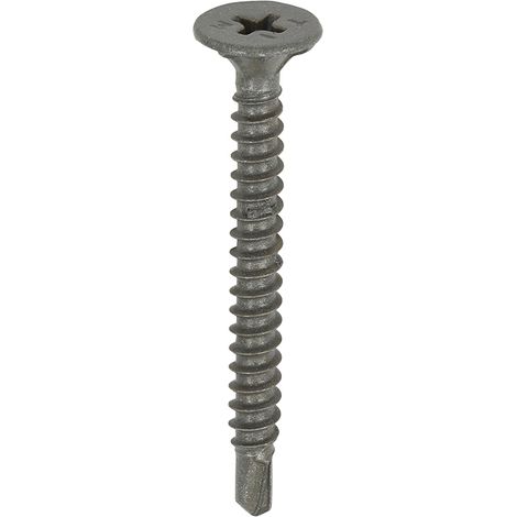 TIMCO Self-Drilling Cement Board Countersunk Exterior Silver Screws - 4.2 x 42