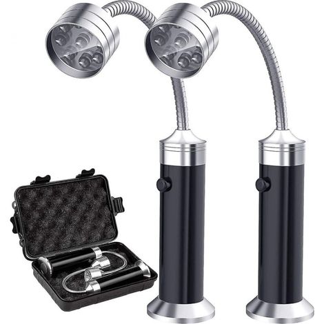 Magnetische Grillleuchte, 2-teilige Grillleuchte für den Außenbereich, um 360 Grad verstellbare Grillleuchte (1/4)