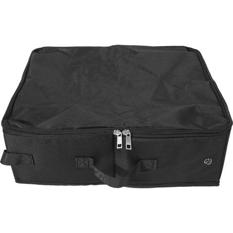 Bac à litière de voyage Portable pour chat, avec couvercle, étanche, pliable, étanche, double fermeture éclair