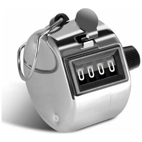 Compteur manuel 4 chiffres en plastique ABS – Compteur de passage pour personnes, golf ou formation scolaire, facile à utiliser et précis