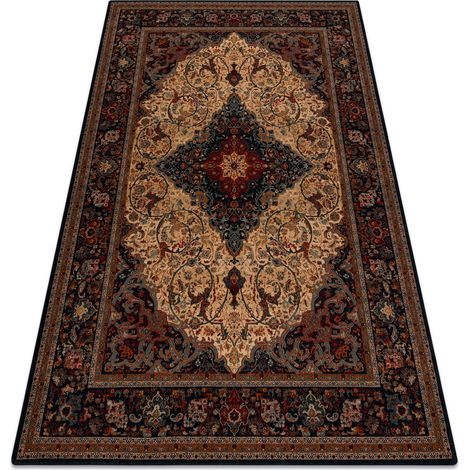 Tappeto di lana SUPERIOR PIENA Rosone rubis red 200x300 cm