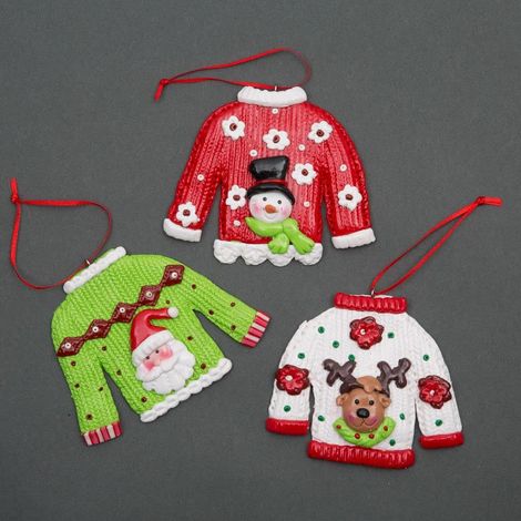 Christmas Tree Hanging Decoration 12Pcs Jumpers (1/5)