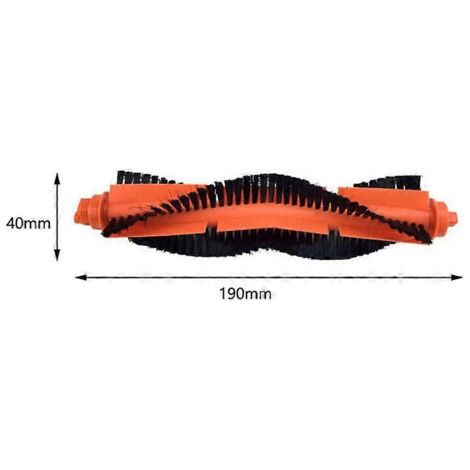 NALOOKAMIC Lot de 2 brosses principales pour aspirateur robot laveur Xiaomi Mijia 3C B106CN STYJ02YM - Pièces de rechange Rollin
