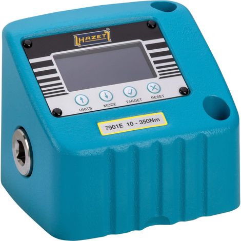 HAZET Contrôleur de couple, électronique, 10 - 350 Nm 7901E Nm min-max : 10 - 350 Nm Carré creux 12,5 mm (1/2 pouce) (1/4)