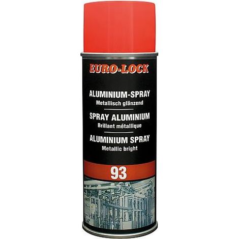 Spray pour aluminium, EURO LOCK LOS 93 spray a pulvériser 400ml