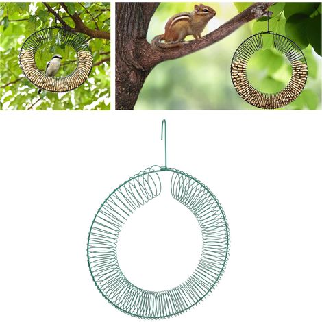 Mangeoire pour Oiseaux en Bouquet de Peanuts Grande Capacité à Suspendre en Acier Carbone Portable pour Jardin (1/5)