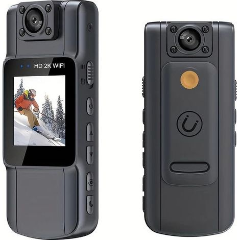 Caméra frontale portable haute définition L11 - Caméra de sécurité pour forces de l'ordre et sports de plein air - Version enregistrement direct haute définition 1080p (1/3)