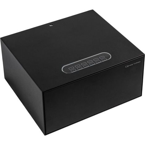 Genie Hand  Cassaforte Elettronica Cassetto Blindato a Muro Piccola Cassetta di Sicurezza con Codice a Combinazione e Chiave Serratura B-Class e Sistema Anti Bounce Casseforti per Soldi