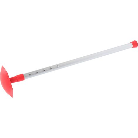Tige de support télescopique détachable en alliage d'aluminium léger pour sac de golf, idéale pour les voyages (rouge). (1/5)