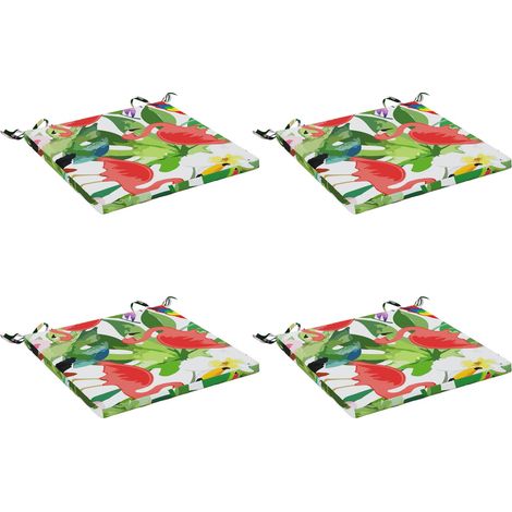 Coussins de siège 4 pièces SOEST 4 pc 100 % polyester vidaXL