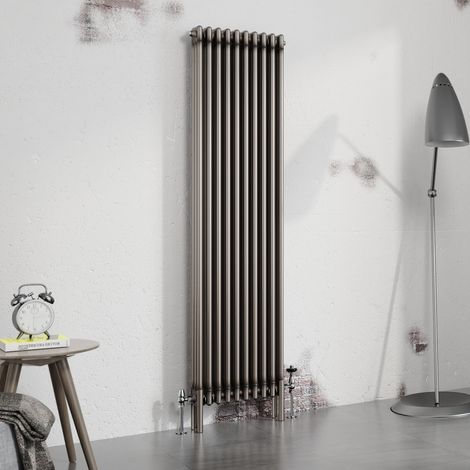 Warmehaus Traditional Radiator Raw Metal 1800x472mm Triple Column (1/5)
