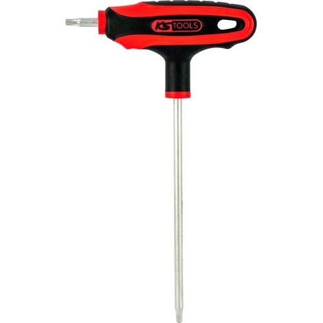 Torx Clé mâle percé, poignée en T, T15