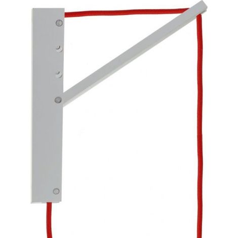 Applique murale équerre bois blanc réglable (1/5)