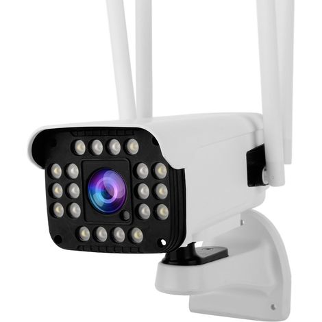 PTZ-Überwachungskamera für den Außenbereich (1080p), 2,4-GHz-WLAN, wasserdicht (IP66), 20 LEDs, Bewegungserkennung, Zwei-Wege-Audio, 110–240-V-Eurostecker (1/5)