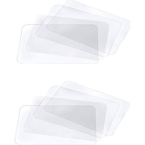 Set de Table Transparent Set de Table Lavable pour Table de Table de Cuisine Antidérapante Résistante à la Chaleur (16 Pièces) (1/5)