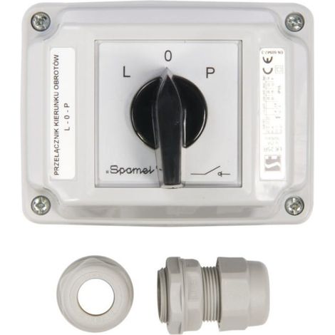 Interruptor de leva L-0-P 3P 25A en carcasa ŁK25R-3.8368OB2