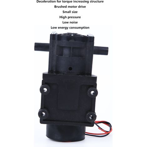 Pompe à diaphragme auto-amorçante 24V CC ZC-750 pour purificateur d'eau et machine de remplissage (1/5)