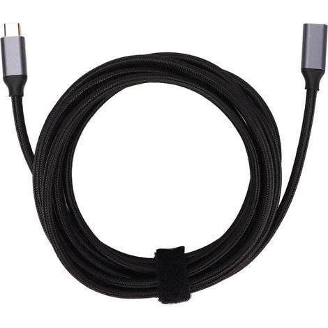Câble de rallonge USB-C 4K 60Hz 10Gbps résistant à l'usure, mâle vers femelle Type C, coque en aluminium, 300 cm (1/5)