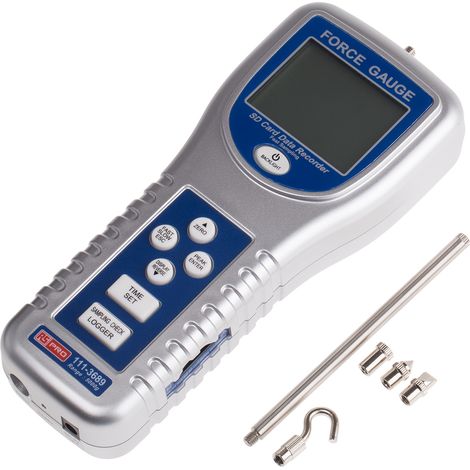 Dynamomètre RS PRO 49.03N, sortie RS232, USB ( Prix pour 1 )