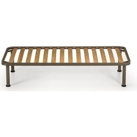 Sommier Démonté 180x200 + 4 Pieds Métal 30 cm renforcé 1.4 mm profil 40 mm et peinture epoxy