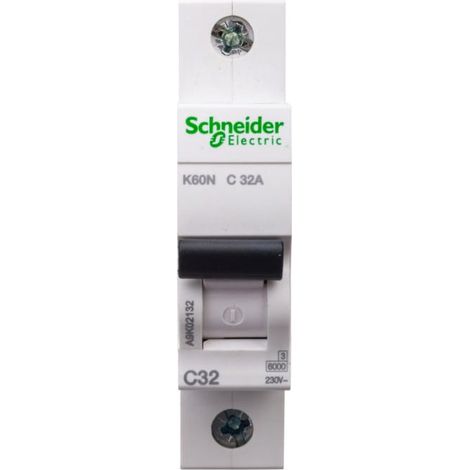 Schneider Electric Acti 9 1P C 32A 6000A Leistungsschalter