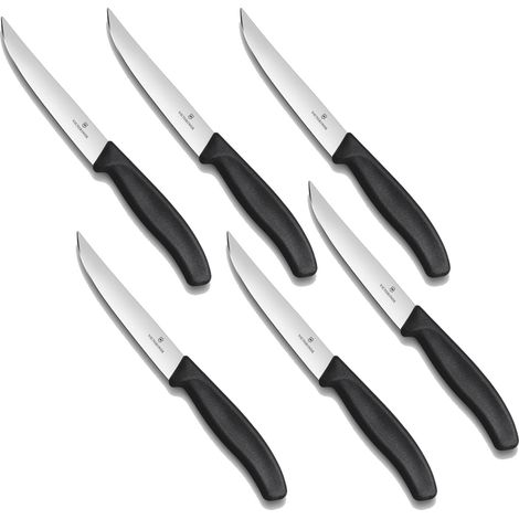 Set Coltelli da Bistecca Victorinox Swiss Classic – Set 6 Coltelli in Acciaio Inox